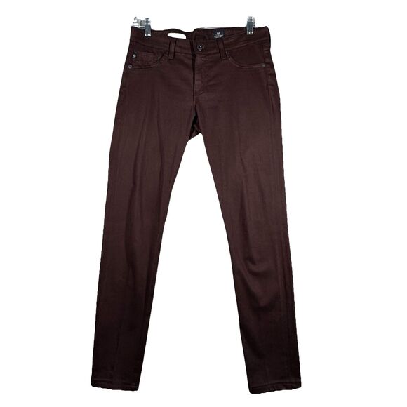 AG Adriano Goldschmied Womens 6 29" Purple The Jegging Super Skinny Ankle Casual - Picture 1 of 10
